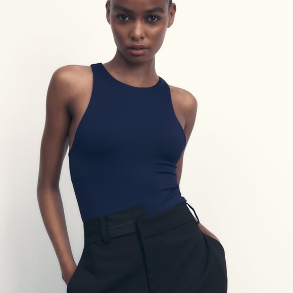 Zara Tops - NWT Zara Halterneck Bodysuit Size Medium
